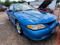 1998 Blu Ford Mustang