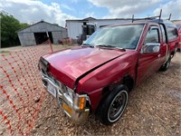 1995 Red Nissan Truck XE