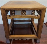 899 - Chinese Wooden Low Stool (T181)