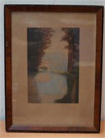 GEORGES LEROUX - Hand Signed Etching