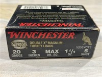 SR) 20 gauge rounds- Four mixed boxes