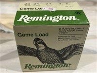 SR) 20 gauge game load- two boxes full- 50 rounds