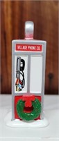 Department 56 Snow Village Phone Booth