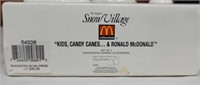 Dept 56 Snow Village McDonald's Kids Candy Canes