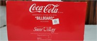 Department 56 Snow Village Coca Cola Billboard