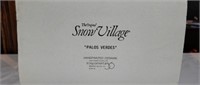Department 56 Snow Village Palos Verdes
