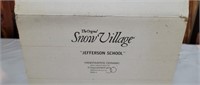 Department 56 Snow Village Jefferson School