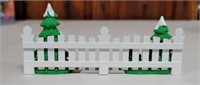 Department 56 Snow Village Frosty Tree-Lined Fence