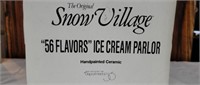 Dept 56 Snow Village 56 Flavors Ice Cream Parlor