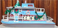 Department 56 Snow Village Jingle Belle Houseboat