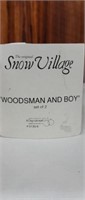 Department 56 Snow Village Woodsman And Boy