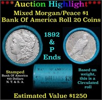***Auction Highlight*** Bank Of America 1892 & 'P'