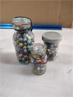 Jars of marbles (3)
