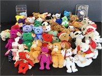 Large lot of assorted Ty Beanie Babies collectible