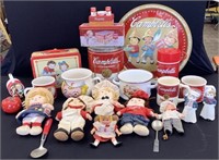 Large lot of collectible Campbell's Soup items inc