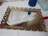 DRESSING MIRROR & DECANTERS