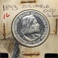 1893 COLUMBIAN EXPO SILVER HALF DOLLAR
