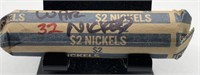 ROLL OF MIXED DATE SILVER WAR NICKELS