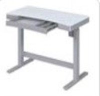 TRESANTI Adjustable Height Desk, White