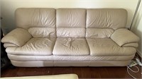 Leather Natuzzi Sofa 90x36x34