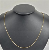14K Gold Necklace 5.1 Grams 20"