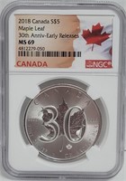 2018 Canada Maple Leaf 30th Anniversary Edition