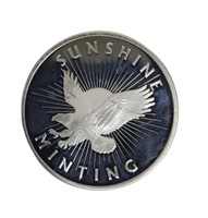 Sunshine Minting One Troy oz .999 Fine Silver