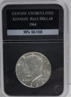 Genuine 1964 Uncirculated Kennedy Half Dollar