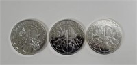 Lot of 3 2009 Austrian Philharmonic Silver Coin 1