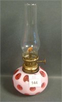 LG Wright CO Coin Dot Miniature Oil Lamp
