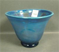 Fenton Experimentle Blue Lustre Flower Pot Vase