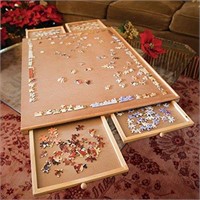 Bits and Pieces Jumbo 1500 Piece Puzzle Plateau W/