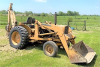 Ford back hoe- runs well