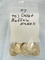 (45) Dated Buffalo Nickels