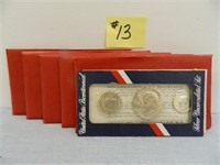 (5) 1776-1976 U.S. Bicentennial Silver Unc. Sets