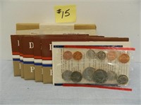 (5) 1984 U.S. Mints Unc. D&P Coin Sets
