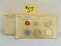(2) 1957 Mint Sets