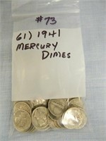 (61) 1941 Mercury Dimes