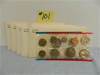(5) 1980 Unc. U.S. Mint Sets P/D