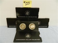 1973, 74, 76, 77 Ike Dollar Collection (8 Coins)