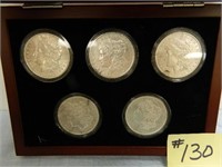 Five Decades Of Unc. Morgan Silver Dollars 1879,