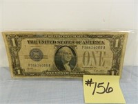 1928A Ser. $1 Silver Certificate "Funny Back" Bill