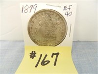 1879 Morgan Silver Dollar EF40