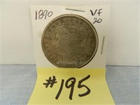 1890 Morgan Silver Dollar VF-20
