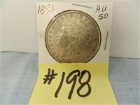1896 Morgan Silver Dollar AU-50