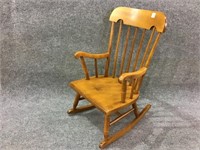 Child's Wood Rocking Chair
