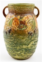 Roseville Blackberry Ceramic Handled Vase, 1930