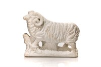 MARBLE CARVING OF A RAM