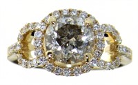 14kt Gold 2.58 ct Round Brilliant Diamond Ring