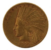 1910 Indian Head $10.00 Gold Eagle